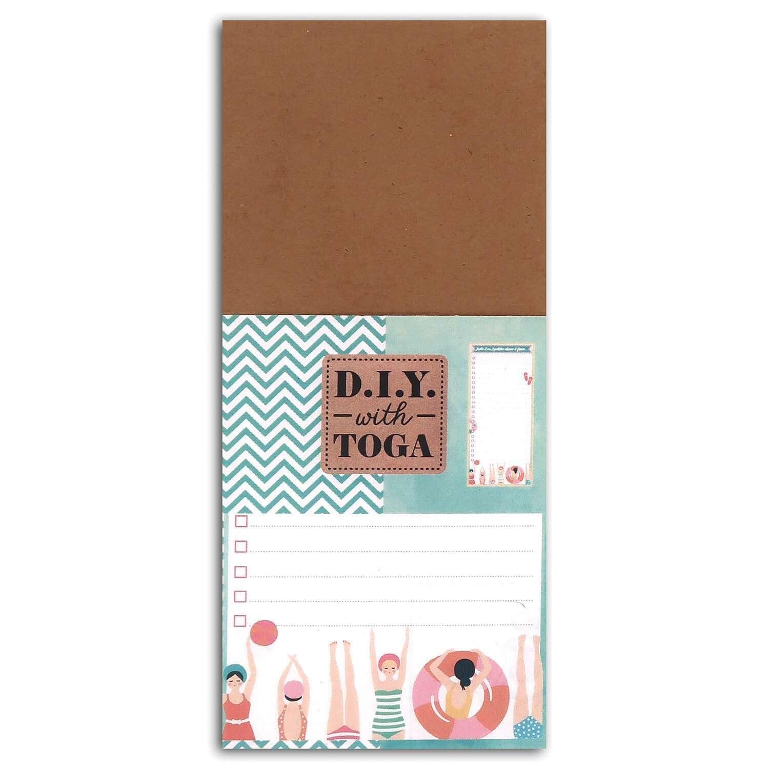 Toga D.I.Y To-Do List Note Pad, Paper, multicoloured, 8 x 18.5 x 1.3 cm