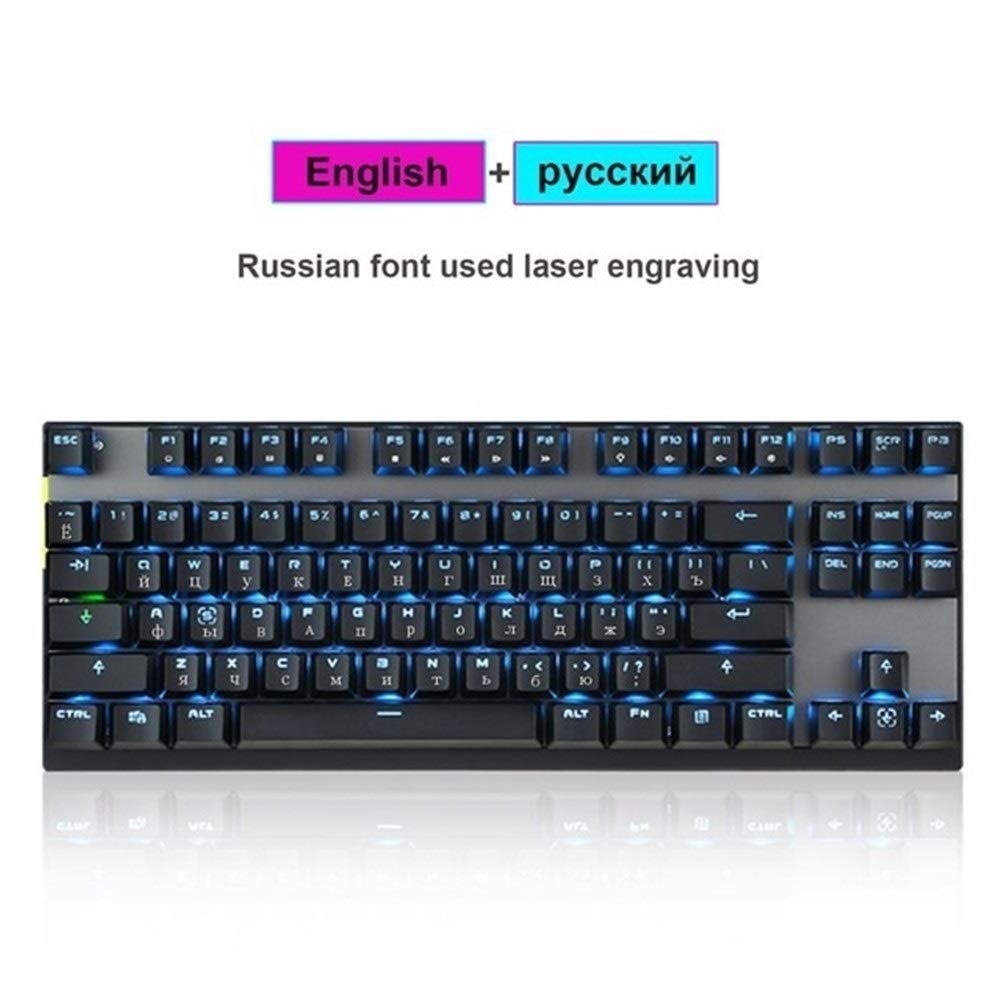Buy ZYHZP 2.4G Wireless Gaming Mechanical Keyboard Dual Mode 87 Key ...