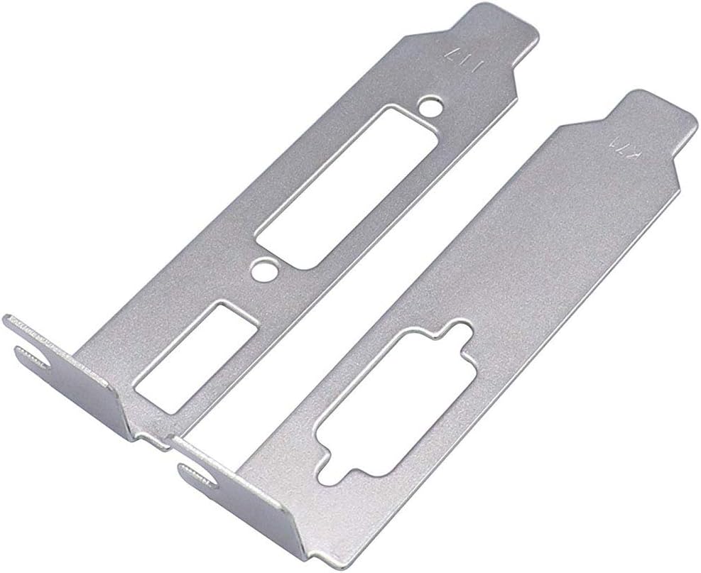 Adecco LLC Low Profile / Half Height Bracket HDMI + DVI + VGA For ATI Nvidia Video Graphics Card