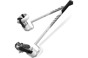 ANSHAWTIY VR Golf Club Attachment for Meta Quest3/2/Quest 3S Aluminium Alloy,90 Degree,Unblock Signal,1:1 Molded Controller Adapter & Fixed Plate (Adjustable in Length)