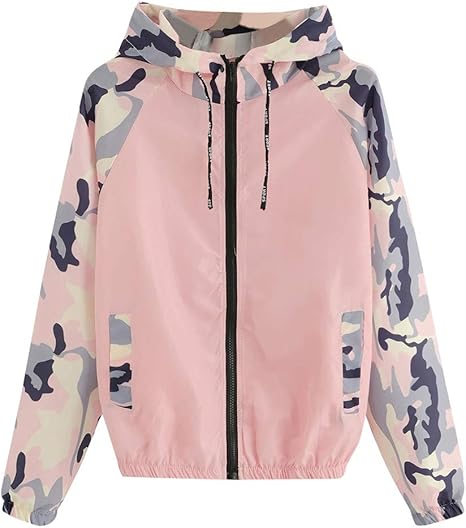 womens zip up windbreaker