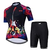 Uriah Women's Cycling Jersey Shorts Set Polyester