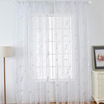 Amazon De Todidaf Transparente Gardinen Vorhange 1 Stk 1 X 2m