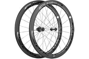 SUPERTEAM S50 Carbon Wheel 700C Clincher Wheelset 700C (Glossy Black)