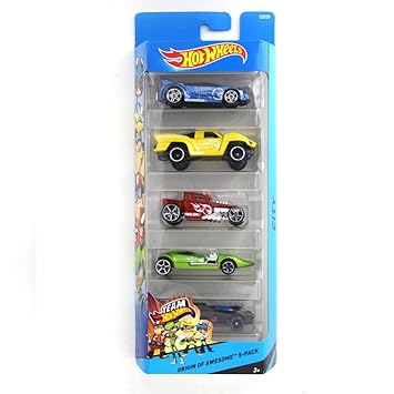 team hot wheels origin of awesome 5 pack