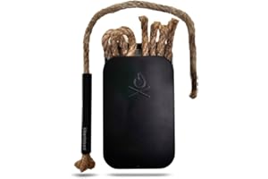 Überleben | FIREKIT Survival Fire Starter Kit – All-in-One Ferro Rod, Striker, Tinder Wick & Bellow - Waterproof Camping Essentials