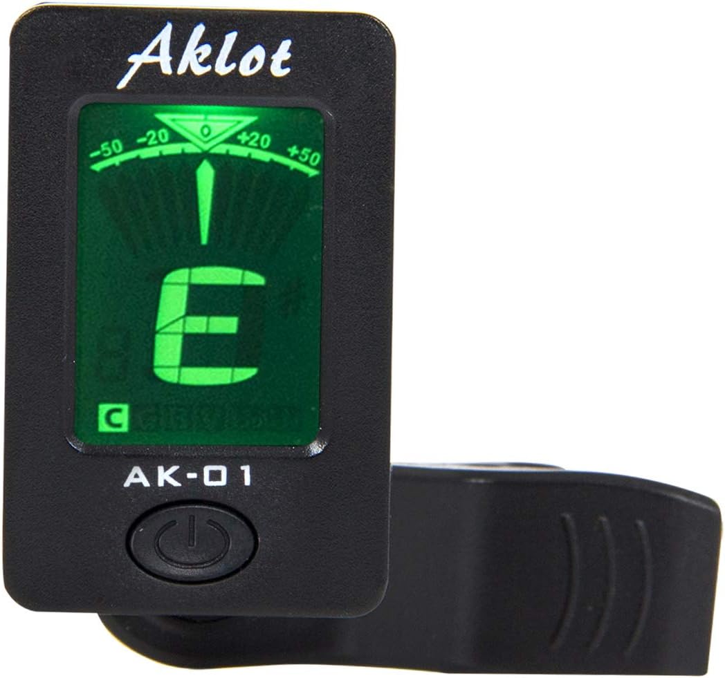 AKLOT Guitar Tuner Clip on Chromatic Digital Electric Tuner for Ukulele