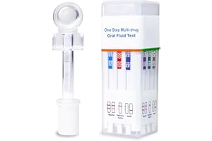 [5 Pack] Safe Life Oral Saliva Drug Screening at Home Kit, 7 Panel Including AMP, COC, MET, OPI, OXY, PCP, THC - ODOA-376