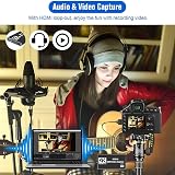 Tsadeer Video Capture Card 4K 1080P 60FPS for Switch Streaming Recording DSLR view 4