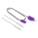 PATIKIL Flexible Long Drain Brush 67 Inch, Double