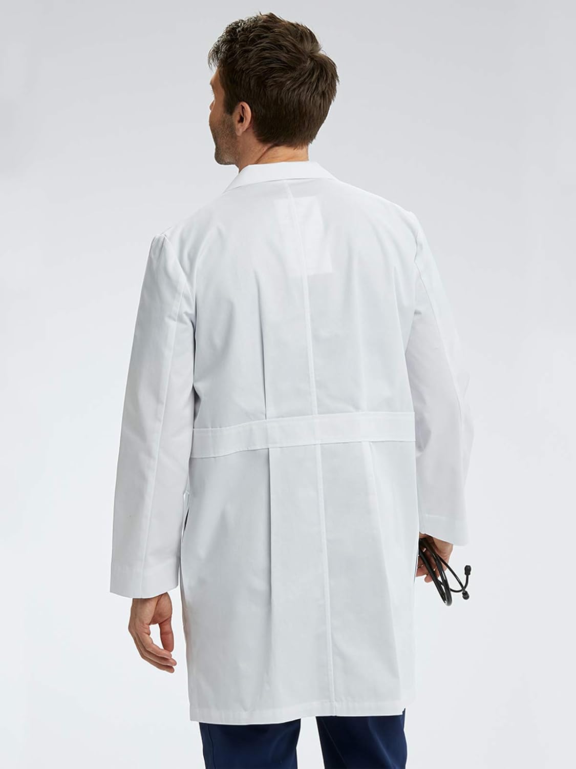Mr. Barco Lab Coat for Men – Professional Full Length, Long Sleeve: Health & Personal Care