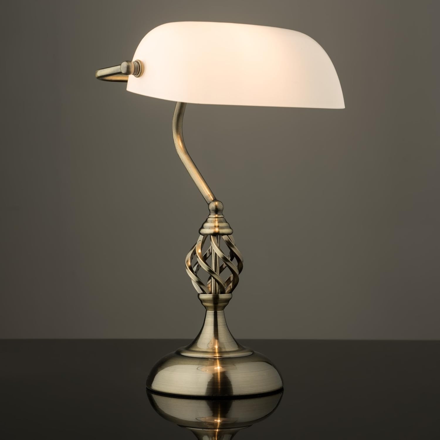 kingswood barley twist traditional table lamp