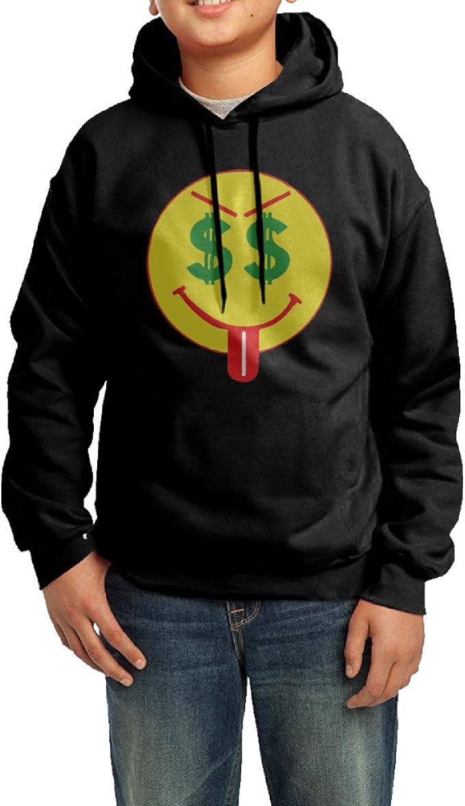 hoodie with smiley face