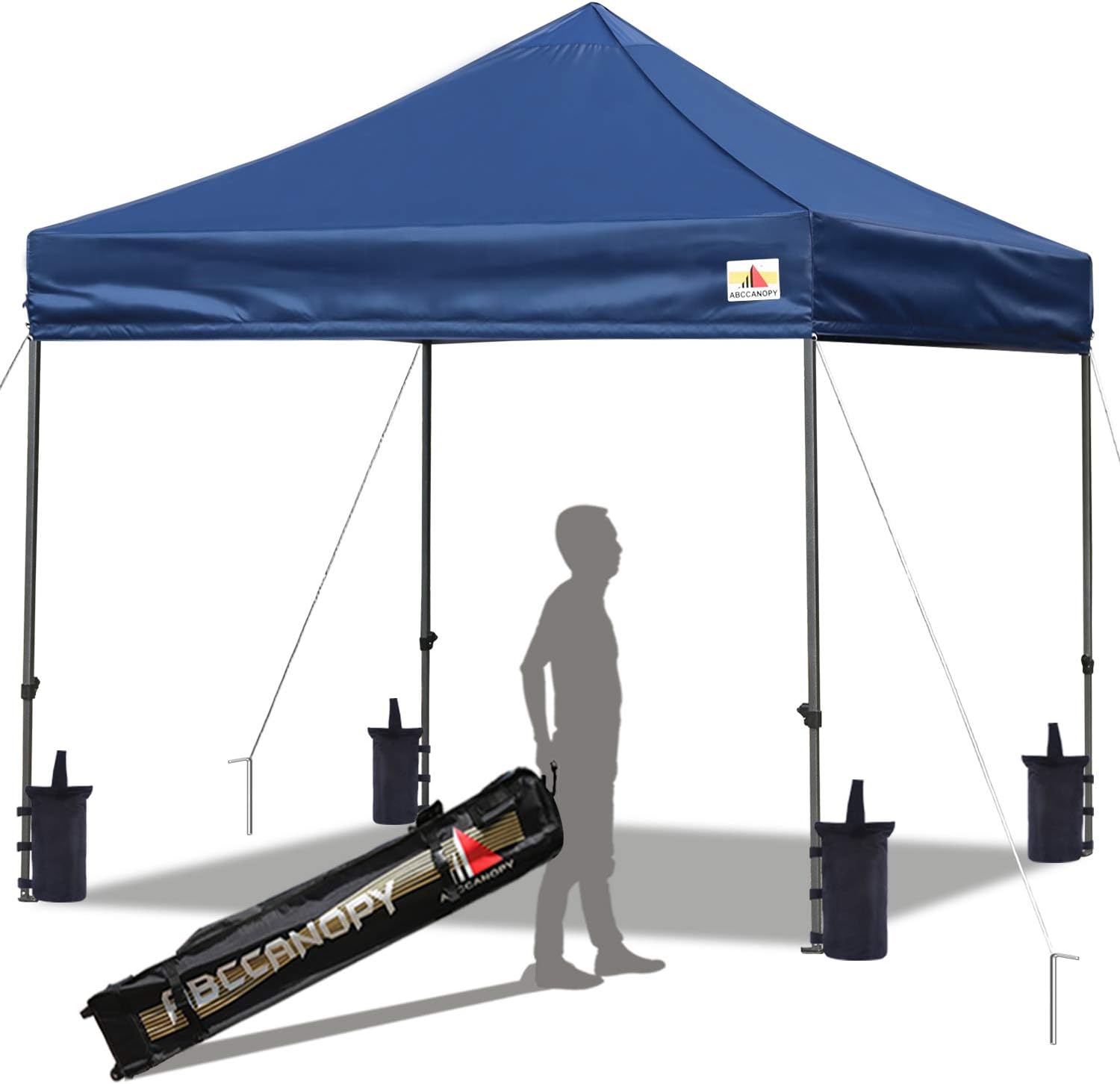 ABCCANOPY Pop up Canopy Tent Commercial Instant Shelter with Wheeled