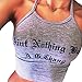 Tonsee Women's Boho Tank Tops Halter Bustier Bra Vest Crop Top (S)