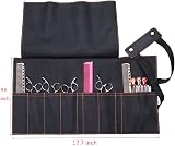 PERFEHAIR Salon Hair Tools Bag Stylist Barber Scissors Pouch Roll-Up Black view 3