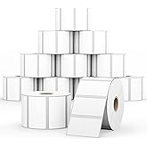 StickerTag 12 Rolls 2.25" x 1.25" Direct Thermal Labels, Shipping Labels Compatible with Zebra, Rollo, Munbyn Thermal Printers for Mailing Postage Address Barcode