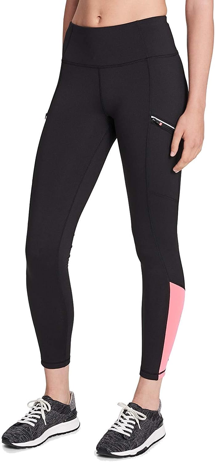 Calvin Klein Performance Womens Yoga Fitness Athletic Leggings Black XL Clothing