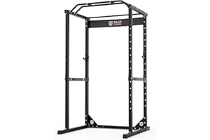 MAJOR LUTIE Major Fitness Power Cage, F16 Squat Rack All-in-One 1200lbs Capacity Power Rack with Attachment for Home Gym