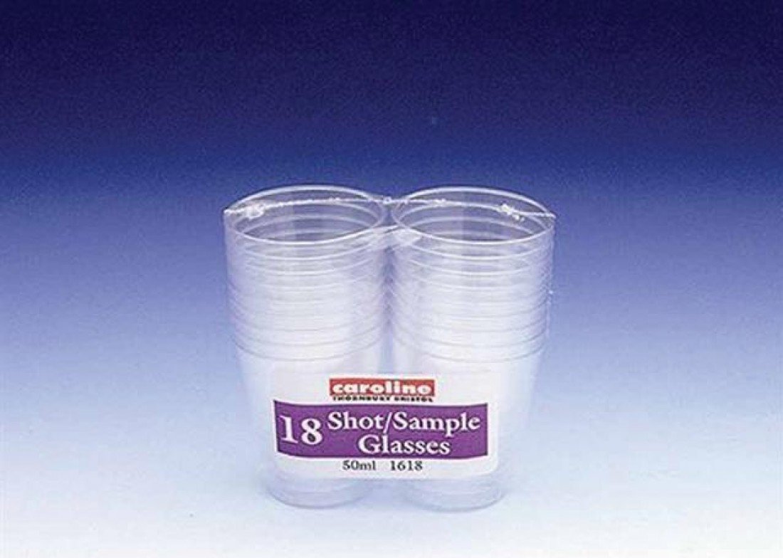 Caroline 18 x Shot/Sample Glasses 50ml