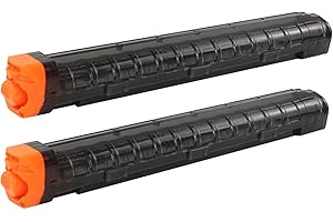 BOROLA 2Pcs Replacement Reload Clip 12-Round Refill Magazine Reload Clip Compatible for Nerf Rival Apollo XV-700 Rival Zeue XV-1200 (Black)