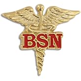 PinMart Caduceus Nursing Enamel Lapel Pin