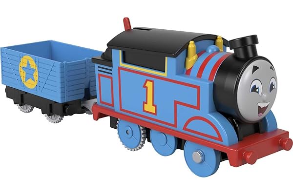 Thomas & Friends Motorized Toy Train Thomas Battery-Powered Engine with Cargo for Pretend Play Preschool Kids Ages 3+ Years​