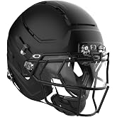 Schutt F7 AiR Elite Varsity Football Helmet (Virginia Tech 5-Star Helmet) | Lightweight, Protective Football Helmet for High School Football and Older, Titanium Facemask and Oakley Visor Included