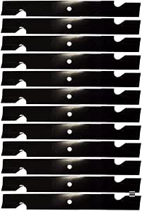 Disco Desbrozadora Juego De 6 Cuchillas Oregon 91-264 Para Cortacésped Exmark, Toro, Graves, Dixie Chopper - Altura Elevada, 20.5 Pulgadas De Largo Repuesto Cortacésped Profesional