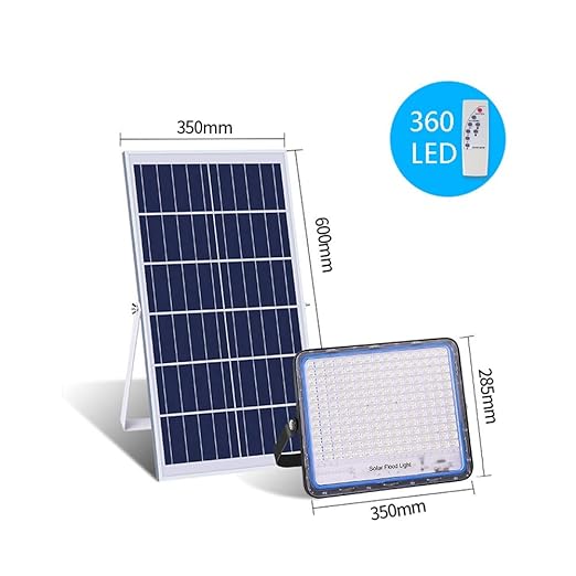 Solar Foco Proyector LED con Mando a Distancia, IP66 Exterior ...