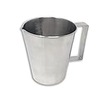 Edu-Labs Stainless Steel Graduated Lab Beakers with