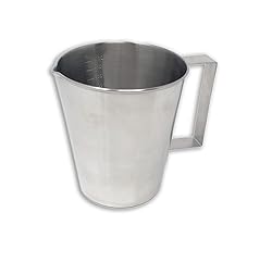 Edu-Labs Stainless Steel Graduated Lab Beakers with
