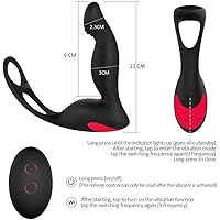 YLSP Perfect USB Charging Tool Wireless Control 9 Modes Prostatě Massaging for Men & Anall for Beginners & Amal Beads…