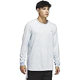 Adidas Men's Tech Long-Sleeve Sportswear T-Shirt, Blue/Sky Tint, Large
