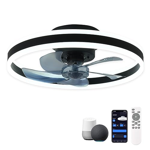 Orison Smart Ceiling Fans with Lights Compatible with Alexa and
