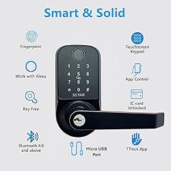 Scyan X1 Smart Biometric Lock - 5-in-1 Fingerprint