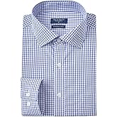 Year In Year Out Wrinkle Free Dress Shirt for Men Regular Fit Long Sleeve Wrinkle Resistant Shirt