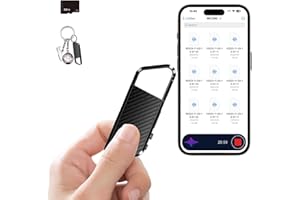 NekSide 64GB Voice Activated Recorder - 6000Hrs Recording Device with AI Noise Reduction DSP 5.0 Digital Vioce Recorder with Playback for Lecture & Meeting - Portable Audio Recorder