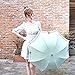 Jenabee Black Vinyl Underneath Parasol Bowknot Sun Block Umbrella Sun-Proof Rain Umbrellas UV Protective