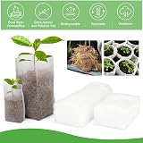 KEAHND Non-Woven Seedling Grow Bags 200pcs - Ideal for Vegetables & Fruits view 4
