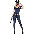 Spooktacular Creations Women Police Costume, Halloween Cop Costume Women for Adult Halloween Cosplay Party Events