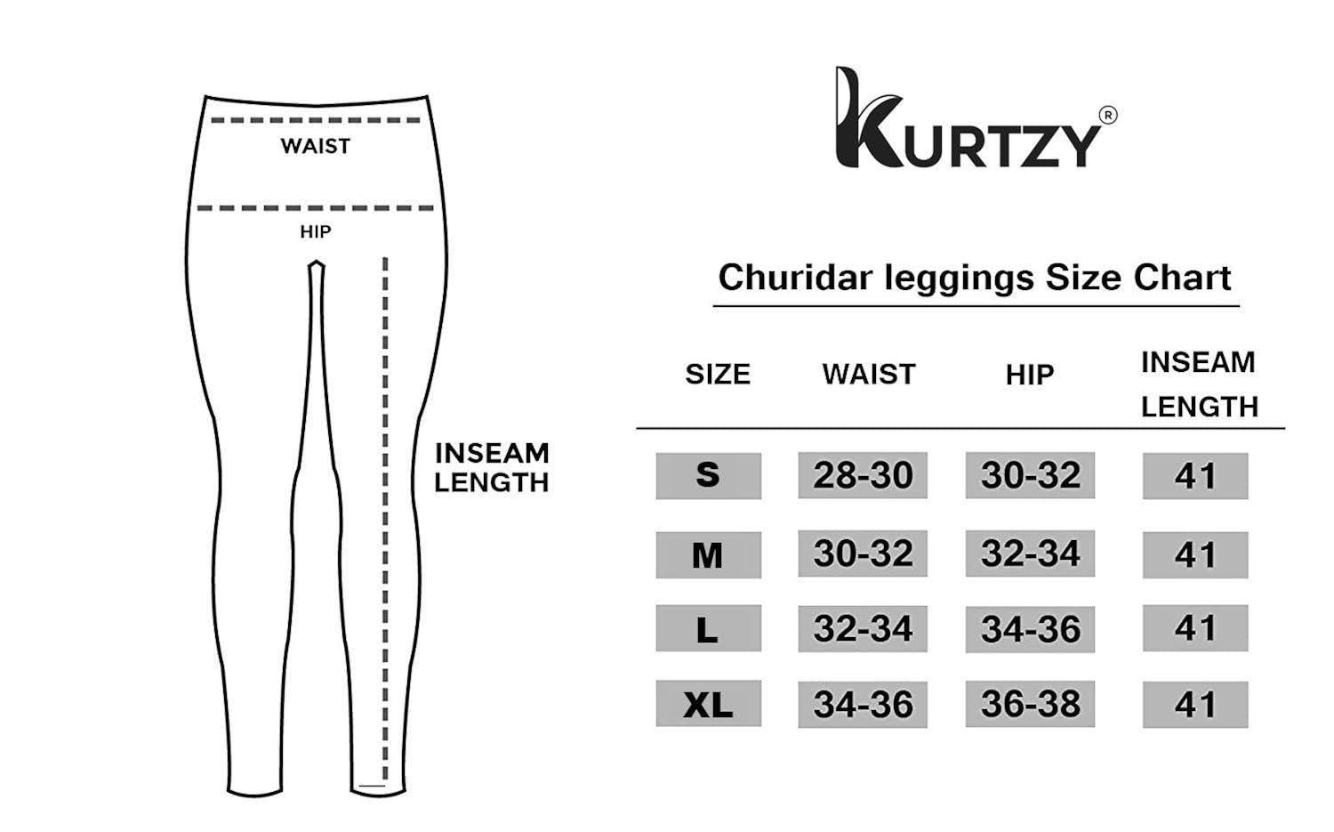 kurtzy ultra soft cotton lycra churidar salwar skin tight full length women leggings