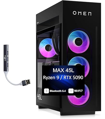Amazon.com: HP OMEN 45L GT22 RTX 5090 Gaming Desktop, Intel Ultra