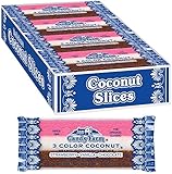 Neapolitan Coconut Slice Candy Bars