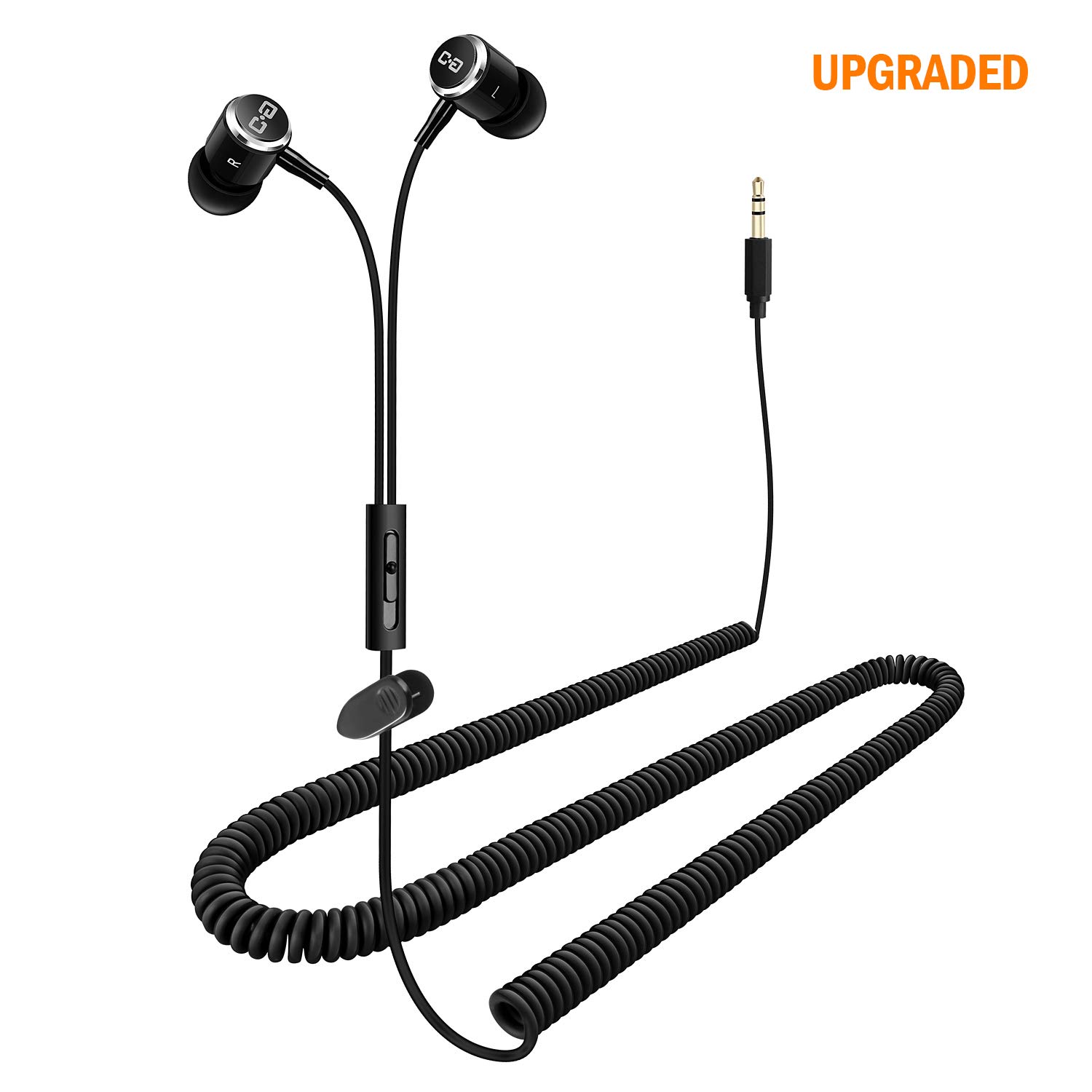 Headphones for TV with LONG CORD Earbuds 12FT / 3.5M Extension Cable