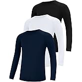Blueleaf Boys' Girls' Compression Shirt Long Sleeve Undershirt Youth Quick Dry Athletic Base Layer for Football Baseball