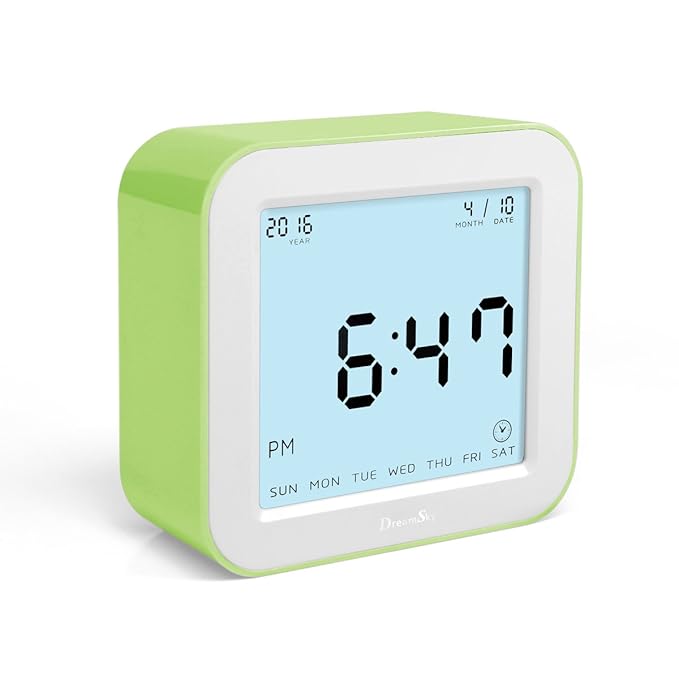DreamSky Digital Alarm Clock With Timer, Time/Alarm/Timer/Temperature