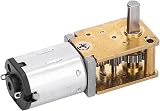 Hyuduo DC Gear Motor 6V 70RPM Mini Brushed Worm Gear Motor for Robotics Arduino view 3