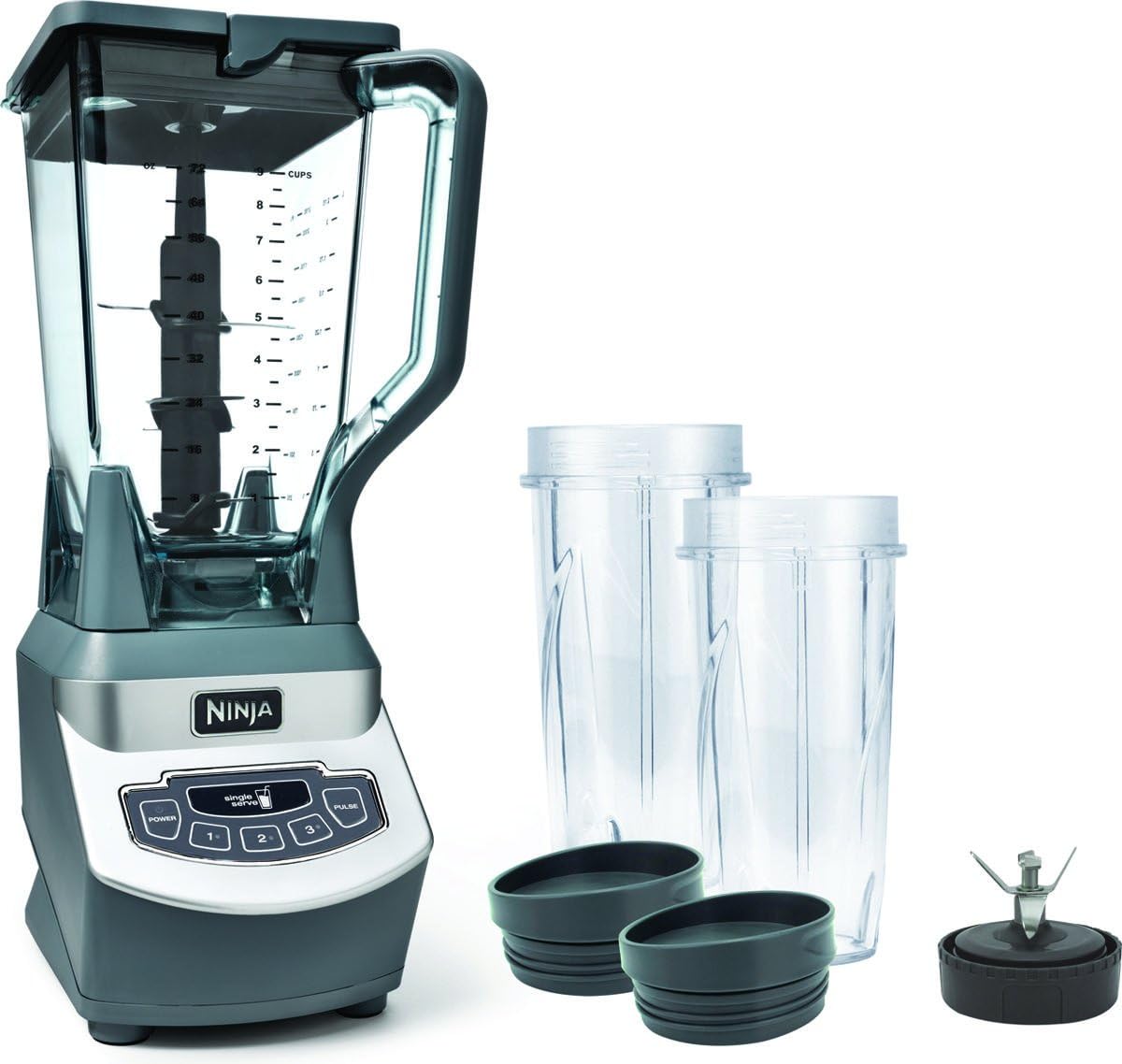 Ninja Kitchen System Pulse Blender with Free Cookbook Model BL205
