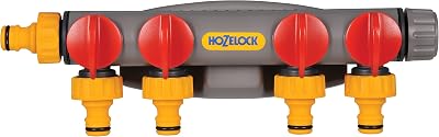Hozelock Multi-Tap Connector 4-Way Watering 2150R0000 With Fittings